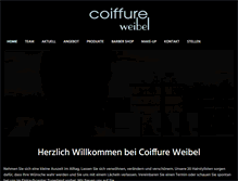 Tablet Screenshot of coiffure-weibel.ch